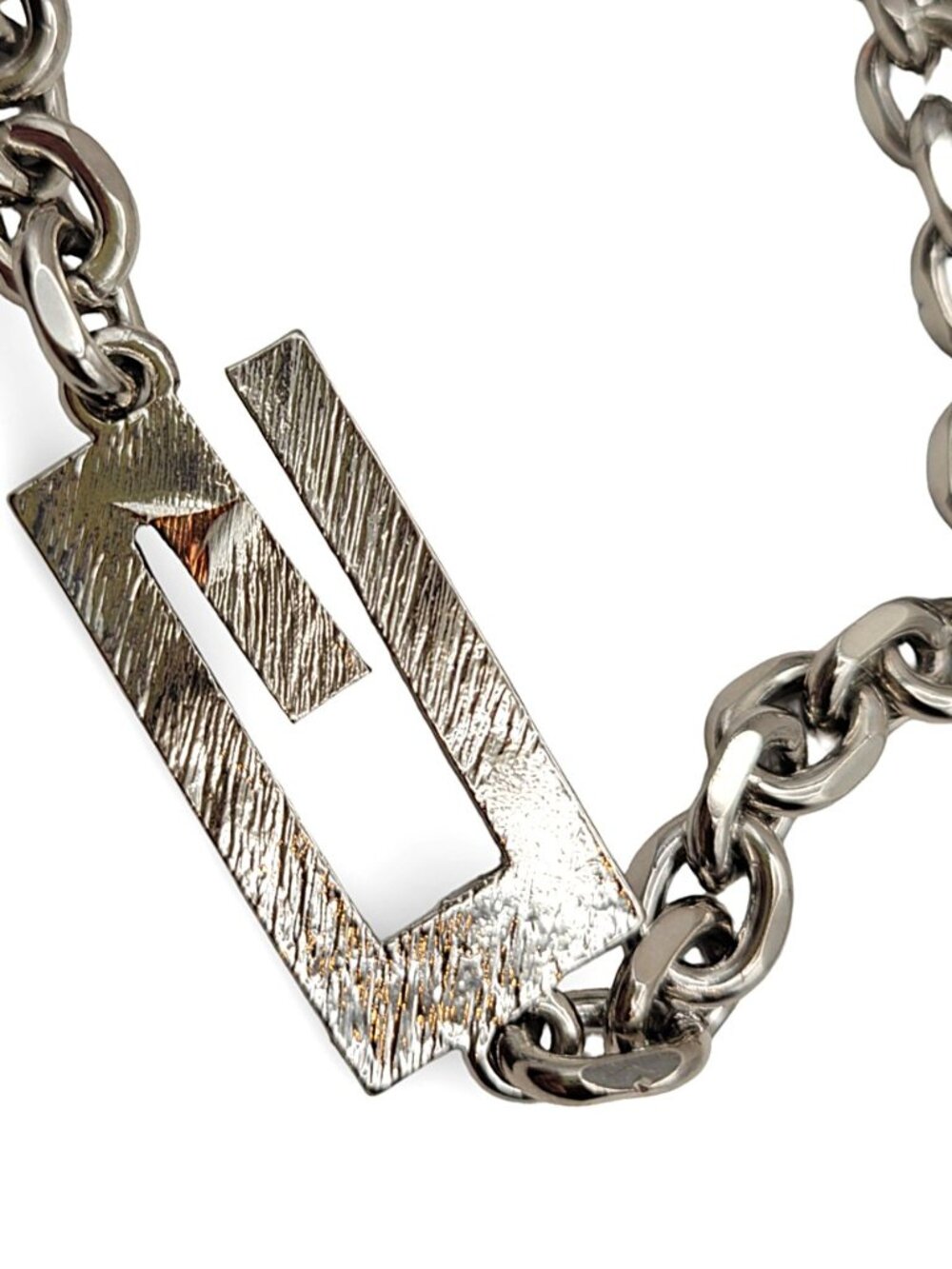 NWT Guess Logo Chain Belt L/XL - Picture 8 of 10